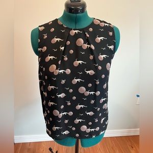 Sheer dinosaur top